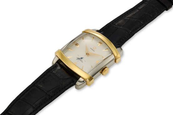OMEGA, REF. 5705.30.01, MUSEUM COLLECTION N° 6, “TONNEAU REVERSE”, A FINE 18K WHITE AND RED GOLD WRISTWATCH WITH SUBSIDIARY SECONDS, NUMBER 114 IN A LIMITED EDITION OF 1952 EXAMPLES - photo 2