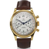 OMEGA, REF. 516.53.39.50.09.001, MUSEUM COLLECTION N° 10, “THE MD’S WATCH”, A FINE 18K YELLOW GOLD CHRONOGRAPH WRISTWATCH, NUMBER 934 IN A LIMITED EDITION OF 1938 EXAMPLES - Foto 1