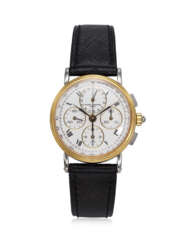 BAUME & MERCIER, REF. 6112 099, A FINE STEEL AND 18K YELLOW GOLD CHRONOGRAPH WRISTWATCH WITH DATE
