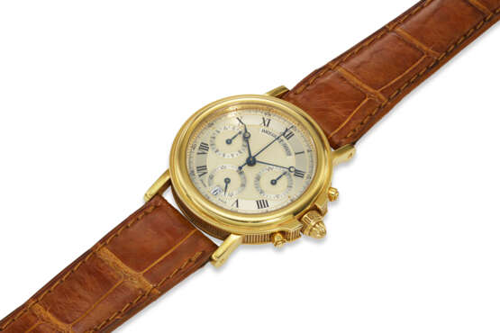 BREGUET, MARINE, A FINE 18K YELLOW GOLD CHRONOGRAPH WRISTWATCH WITH DATE - фото 2