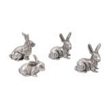 6 Miniaturtierfiguren aus Silber, 20./21. Jh. - фото 4