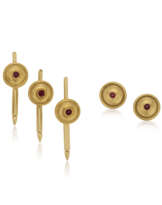 NO RESERVE | TIFFANY & CO., PALOMA PICASSO RUBY AND GOLD DRESS SET