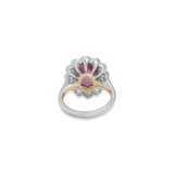 COLORED SAPPHIRE AND DIAMOND RING - фото 10