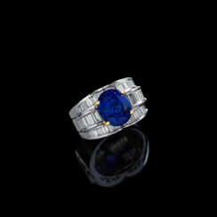 NO RESERVE | PAUL FLATO SAPPHIRE AND DIAMOND RING