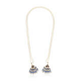 SEAMAN SCHEPPS CULTURED PEARL, SAPPHIRE, AND MOTHER-OF-PEARL TASSEL NECKLACE - фото 4