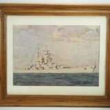 Aquarell des Schlachtschiff Scharnhorst. - Foto 1