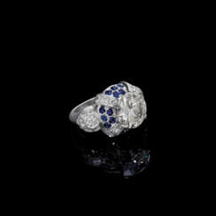 NO RESERVE | DIAMOND AND SAPPHIRE RING
