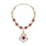 JACQUES TIMEY SET OF RUBY AND DIAMOND JEWELRY - photo 3