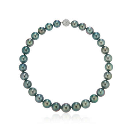 ASSAEL GRAY CULTURED PEARL AND DIAMOND NECKLACE - фото 3