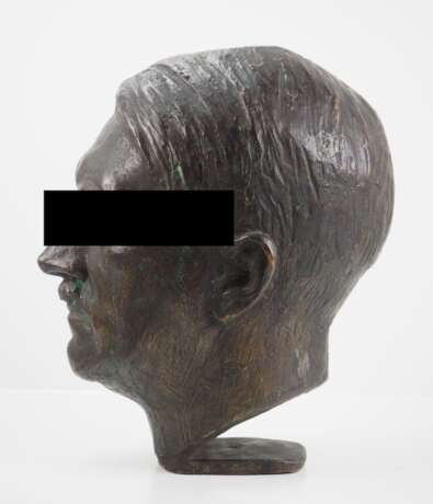 Adolf Hitler Bronze Porträt-Büste - H. Schwegerle. - photo 5