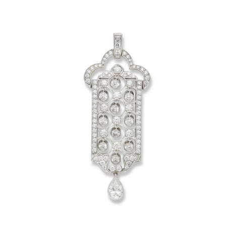 TIFFANY & CO BELLE ÉPOQUE PENDENTIF DIAMANTS - Foto 1