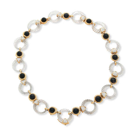 BOUCHERON PARURE TRANSFORMABLE CRISTAL DE ROCHE, ONYX ET DIAMANTS - photo 11