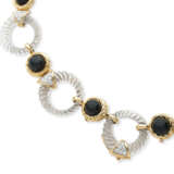 BOUCHERON PARURE TRANSFORMABLE CRISTAL DE ROCHE, ONYX ET DIAMANTS - Foto 12