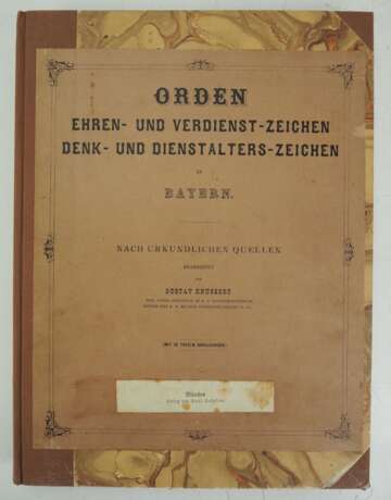G. Knussert : Orden, Ehren- und Verdienst-Zeichen Denk- und Dienstalters-Zeichen in Bayern. - photo 1