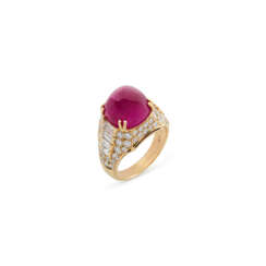 BULGARI BAGUE 'TROMBINO' RUBIS ET DIAMANTS