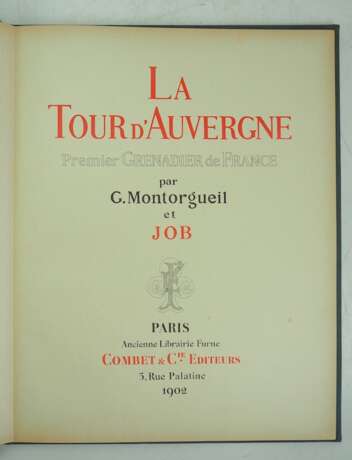 Job et G. Montorgueil : La Tour d´ Auvergne premier grenadier de France. - Foto 2