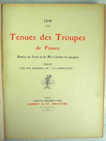 Sabretache : Tenue des troupes de France. - photo 1