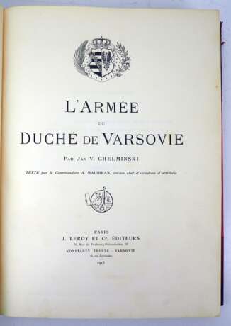 J. V. Chelminski : L´Armee du Duche de Vardovie, 1807 - 1815. - фото 3