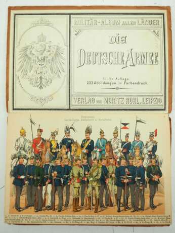 Militär-Album aller Länder : Die deutsche Armee. Heft 1. Fünfte Auflage. - фото 2