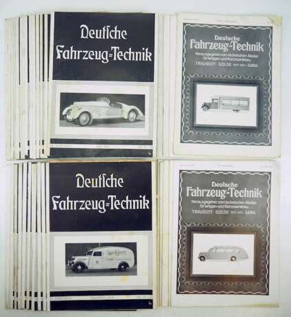 35 Hefte, Golde : Deutsche Fahrzeug-Technik. - фото 1