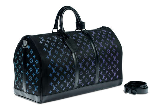 A LIMITED EDITION BLACK LIGHT UP KEEPALL BANDOULIÈRE 50 BY VIRGIL ABLOH - фото 3