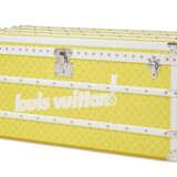A LOUIS VUITTON LIMITED EDITION YELLOW STEAMER TRUNK BY VIRGIL ABLOH - photo 1