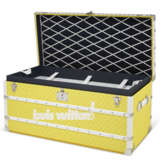 A LOUIS VUITTON LIMITED EDITION YELLOW STEAMER TRUNK BY VIRGIL ABLOH - photo 3