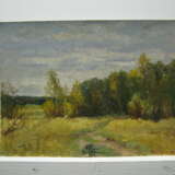 Осений дождливый день Федоренков Юрий Александрович Cardboard Oil Contemporary realism Landscape painting Russia 2003 - photo 1