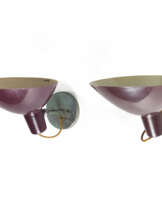 Lot of two of wall lamps with reflector model