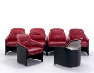 Group of six armchairs model "Avus"