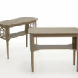 Pair of Déco console tables with two shelves - Аукционные цены