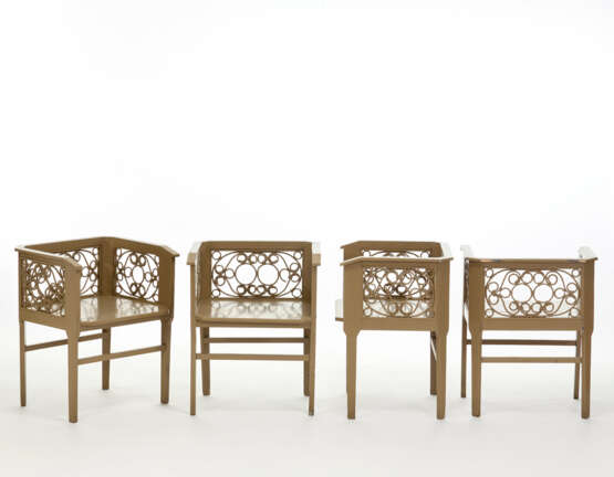 Lot consisting of four Déco armchairs - Foto 1