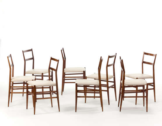 Eight chairs model "Superleggera" - Foto 1