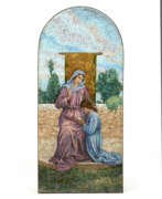 Pauly & C. – Compagnia Venezia Murano. Mosaic with polychrome glass tiles depicting The Education of the Virgin