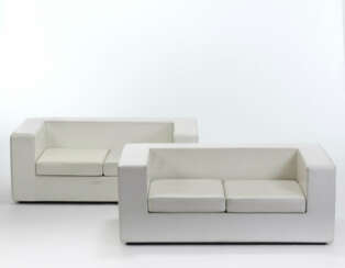 Pair of sofas from the first series model "Throw Away"