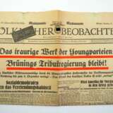 A. Hitler : Völkischer Beobachter; Reichsausgabe. 3 Ausgaben. - photo 2