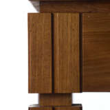 Large solid wood and veneer center desk with three undermount drawers - Foto 2