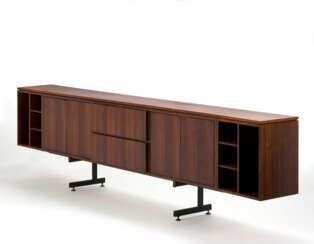 Large sideboard with doors and open compartments
