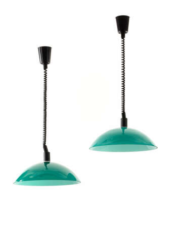 Pair of pendant lamps model "834 Cupola" - Foto 1