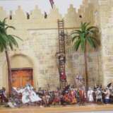 Diorama : Kampf der Kreuzritter am Damaskustor in Jerusalem während der Kreuzzüge. - Foto 3