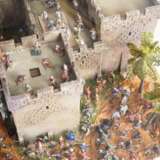 Diorama : Kampf um eine Burg mit den Sarazenen unter Saladin. - photo 3
