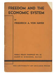 HAYEK, Friedrich August von (1899-1992)
