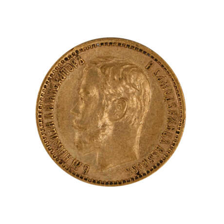 Russland/GOLD - 5 Rubel 1899r Nikolaus II. - Foto 1