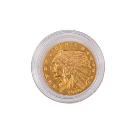 USA /GOLD - 5 Dollars 'Indian Head' 1910 ss-vz - Foto 1