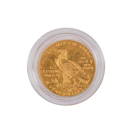 USA /GOLD - 5 Dollars 'Indian Head' 1910 ss-vz - photo 2