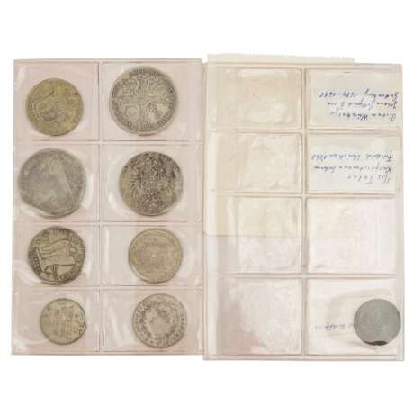 Kl. Konvolut Münzen des 18. Jh. mit ca. 11 Münzen u.a. Altdeutsche Staaten / Hohenlohe-Neuenstein-Öhringen - фото 1