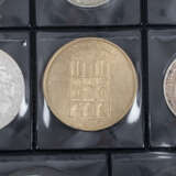Münzalbum mit Goldmedaille Landkreis Nürtingen 986er ca. 4 g fein. Dazu an Silber BRD - фото 6