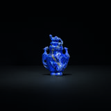 A LAPIS LAZULI `PHOENIX` VASE AND COVER - photo 2