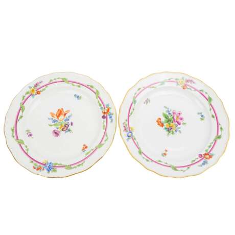 MEISSEN Pair of plates, 1st choice, 20th c. - фото 1