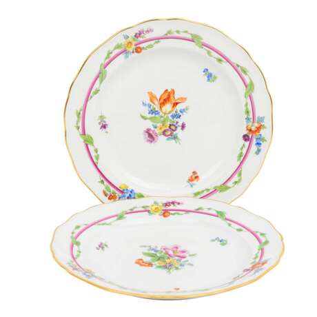 MEISSEN Pair of plates, 1st choice, 20th c. - фото 2